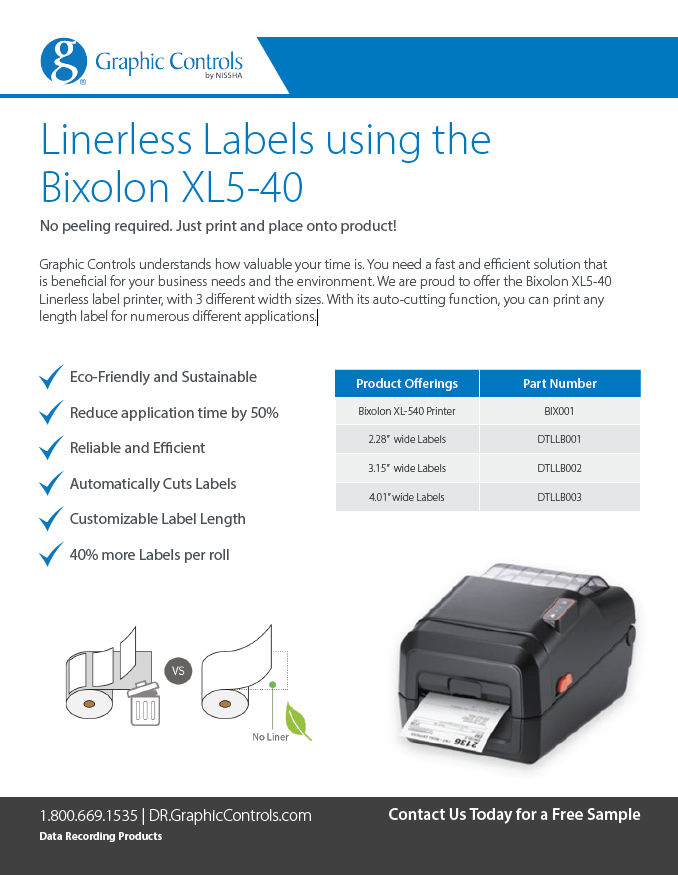 <p>Linerless Labels using the Bixolon XL5-40</p>