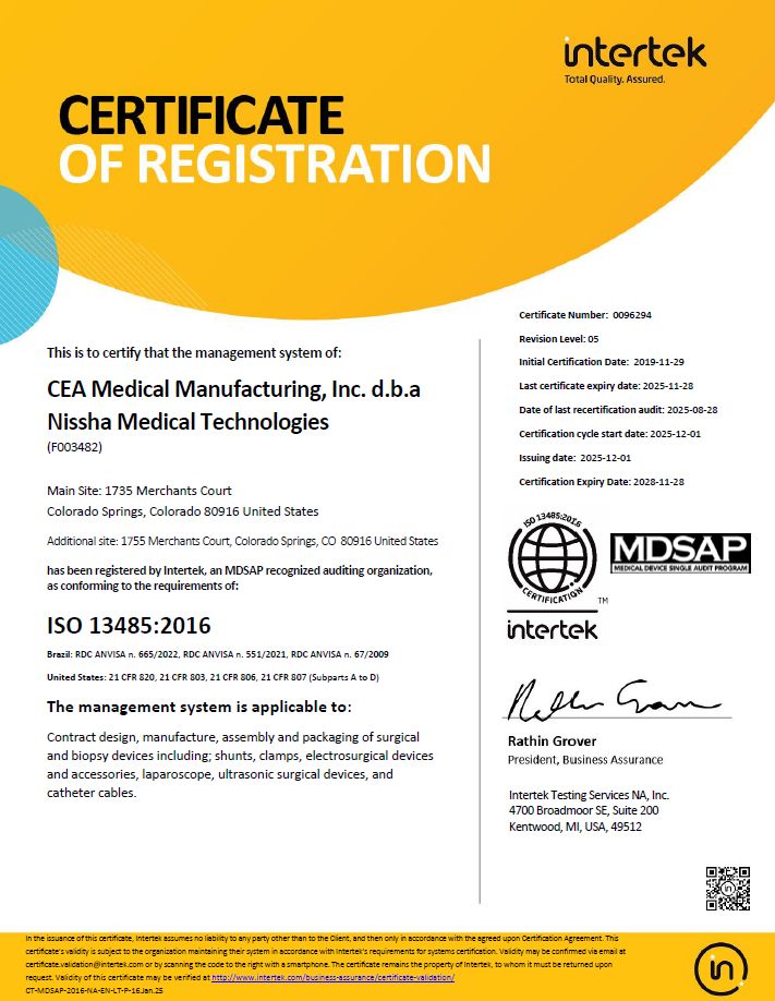 <p>ISO 13485:2016</p>